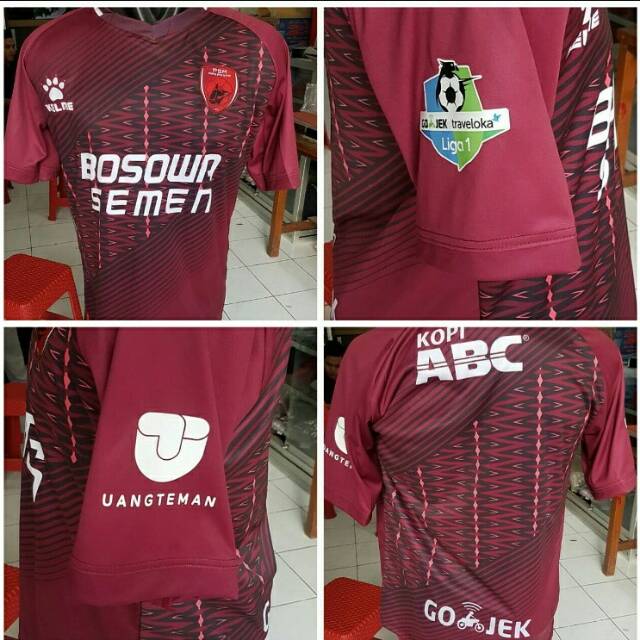 PSM Makassar official home kit Grade lokal + patch GTL + uangteman