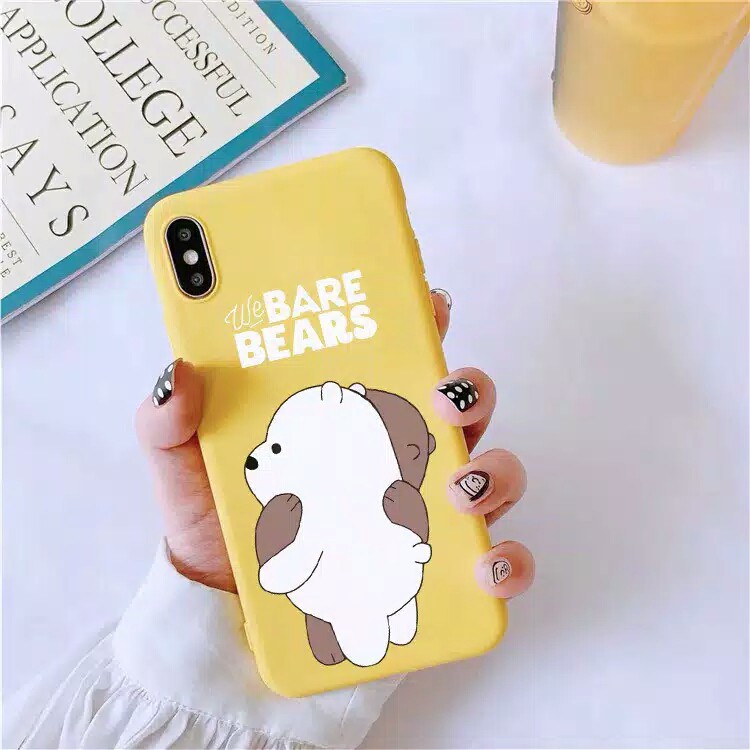 [S21] Soft Case Tpu Bears For Oppo Vivo Samsung Xiaomi Realme Iphone