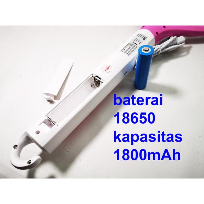 Raket Nyamuk Listrik Luby L-3839 baterai lithium 18650 -1800mAH