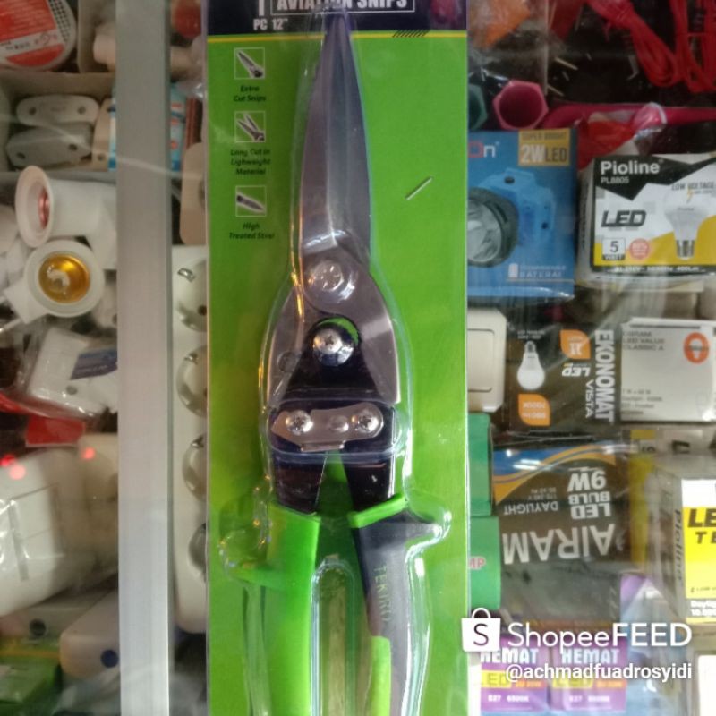 

TEKIRO GUNTING SENG 12"/GUNTING HOLO 12"/GUNTING GALVALUM/GUNTING BAJA RINGAN 12"/AVIATION SNIPS.