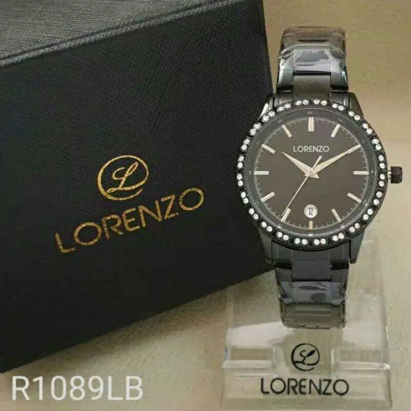 JAM TANGAN WANITA CEWEK LORENZO 1089 ORIGINAL TAHAN AIR