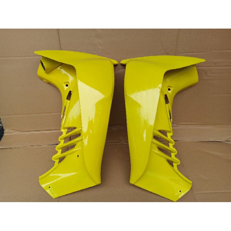 sayap tameng tebeng cover body depan shogun 125 sp kuning