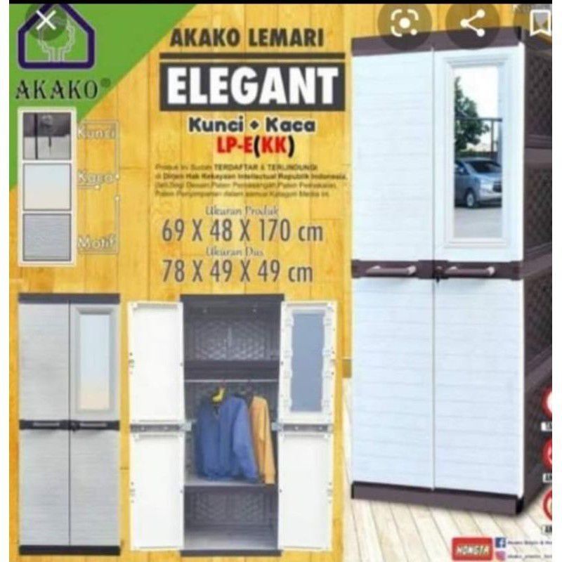 LEMARI PLASTIK AKAKO