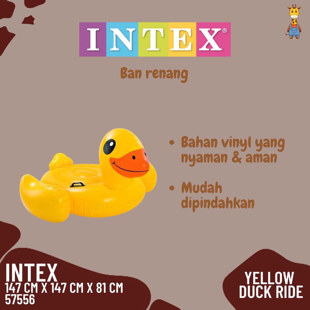Intex 57556 Yellow Duck - Pelampung