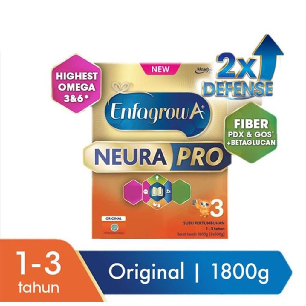 Enfagrow A+ Neuro Pro 3 (1-3 Tahun) 1800gr