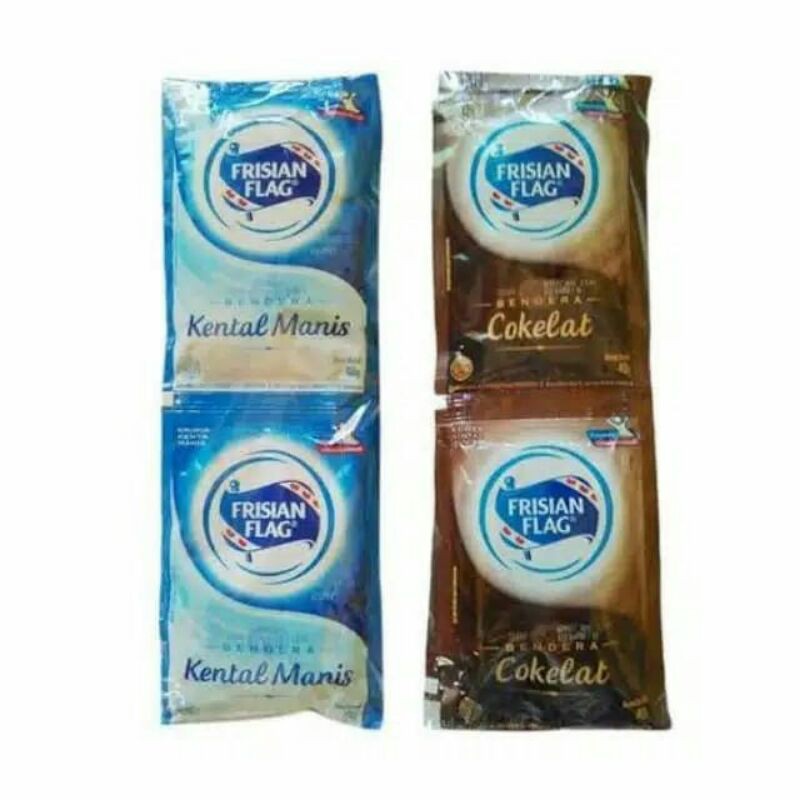 

Frisian Flag Bendera Susu Kental Manis Per Pack 6 Pcs x 40 gr