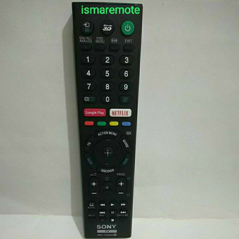 REMOTE REMOT TV SONY SMART TV/BRAVIA LED LCD 3D