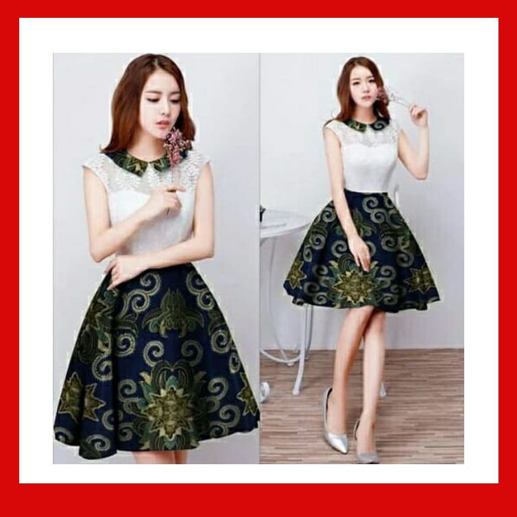 Dress Dress Mercure Batik Blue Terbaru