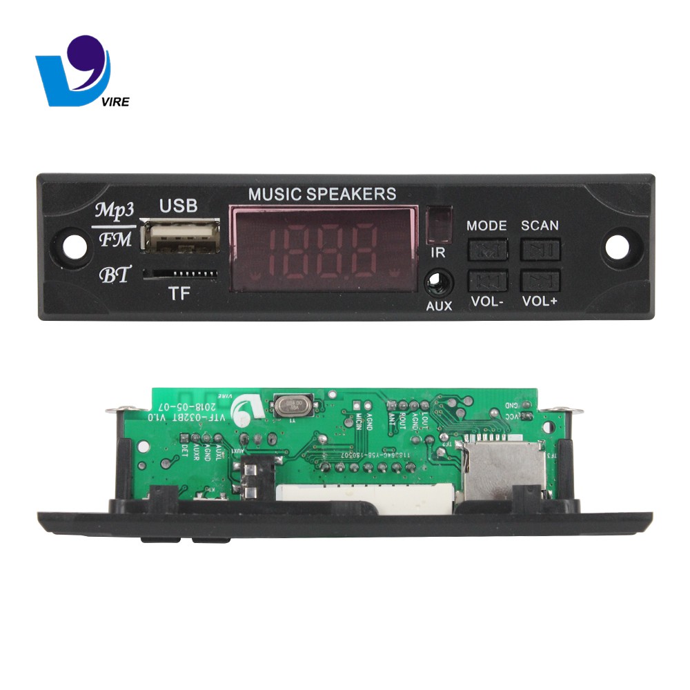 Mp3 Modul Bluetooth 12V radiofm 032 vire