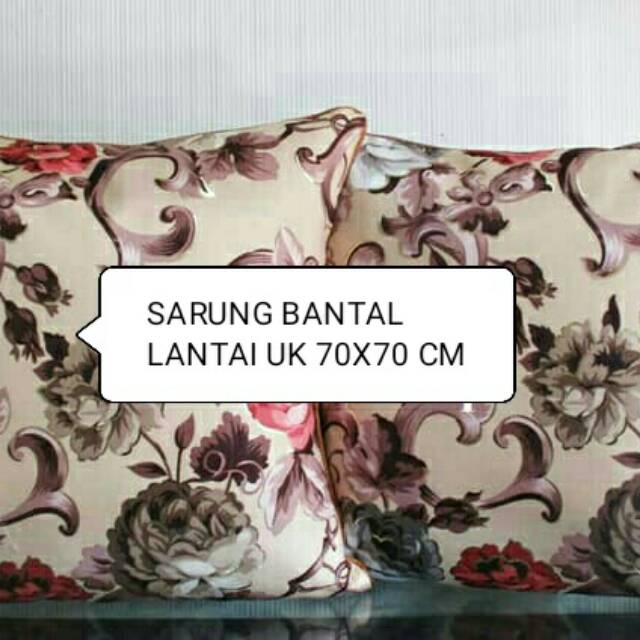 Sarung bantal lantai 70X70 cm