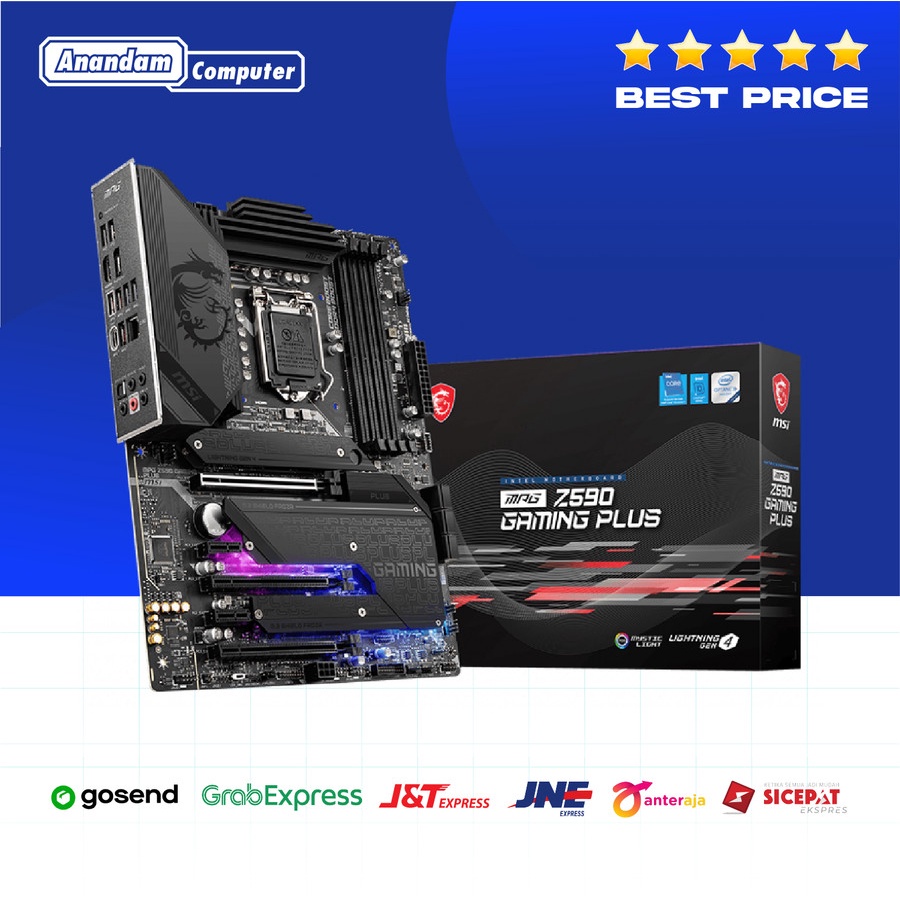 MSI MPG Z590 GAMING PLUS ATX Intel LGA1200 Motherboard