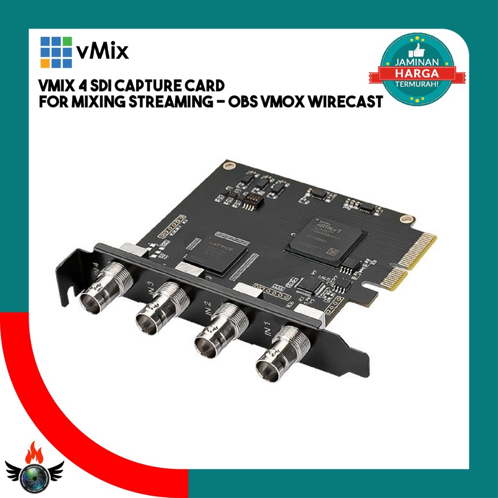 VMIX 4 SDI Capture Card for Mixing Streaming - OBS VMOX Wirecast