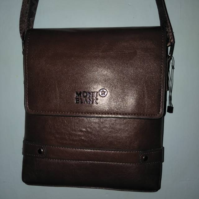 Tas Kulit Mont Blanc Brown Original