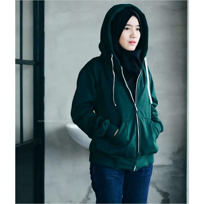 JAKET HOODIE ZIPPER ROYAL(PRIA WANITA)