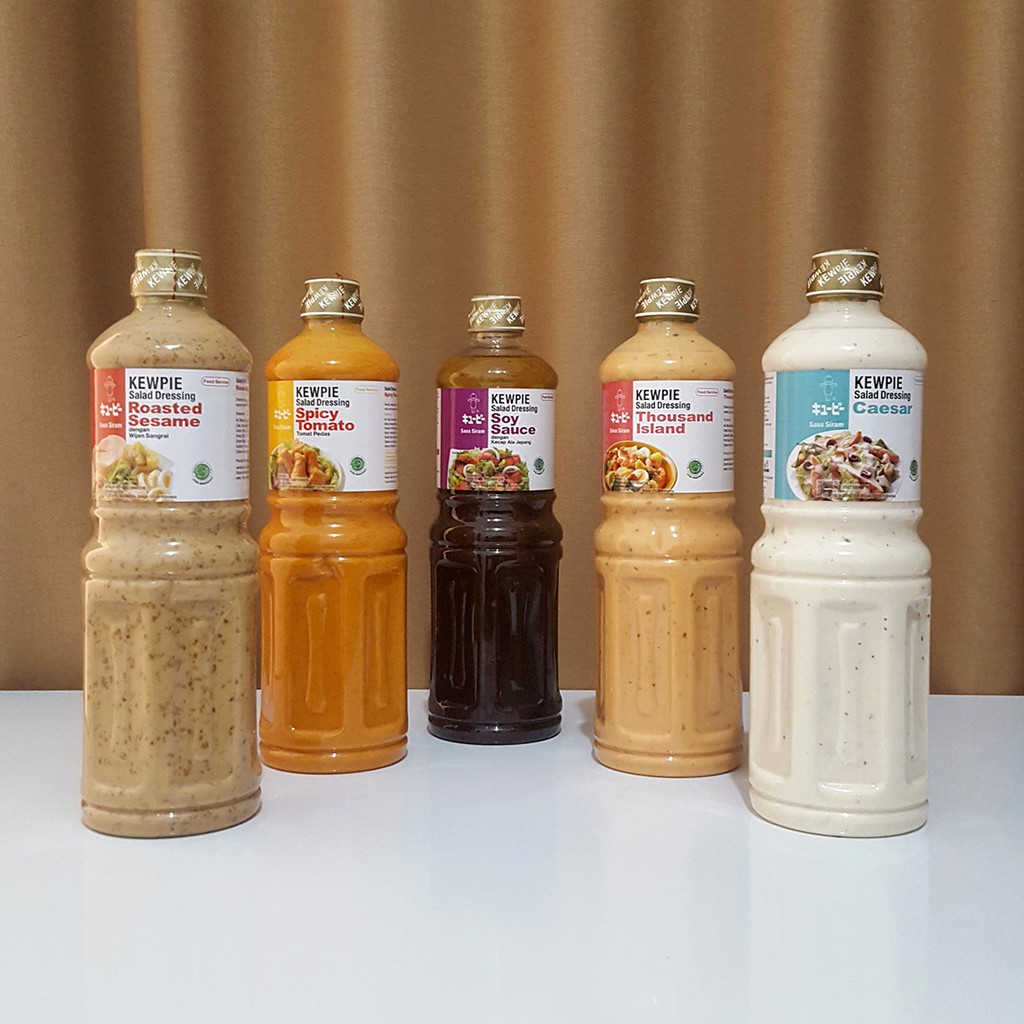 

Kewpie Salad Dressing / Saus Siram 5 Varian Rasa Kemasan 1 Liter