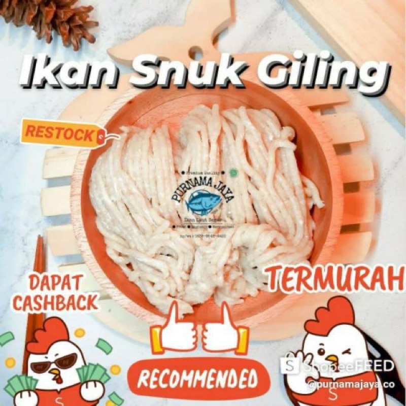 

ikan snuk giling fresh bandung