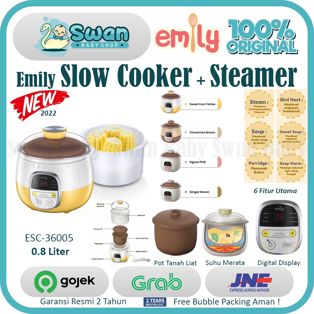 Emily Slow Cooker + Steamer ESC-36005