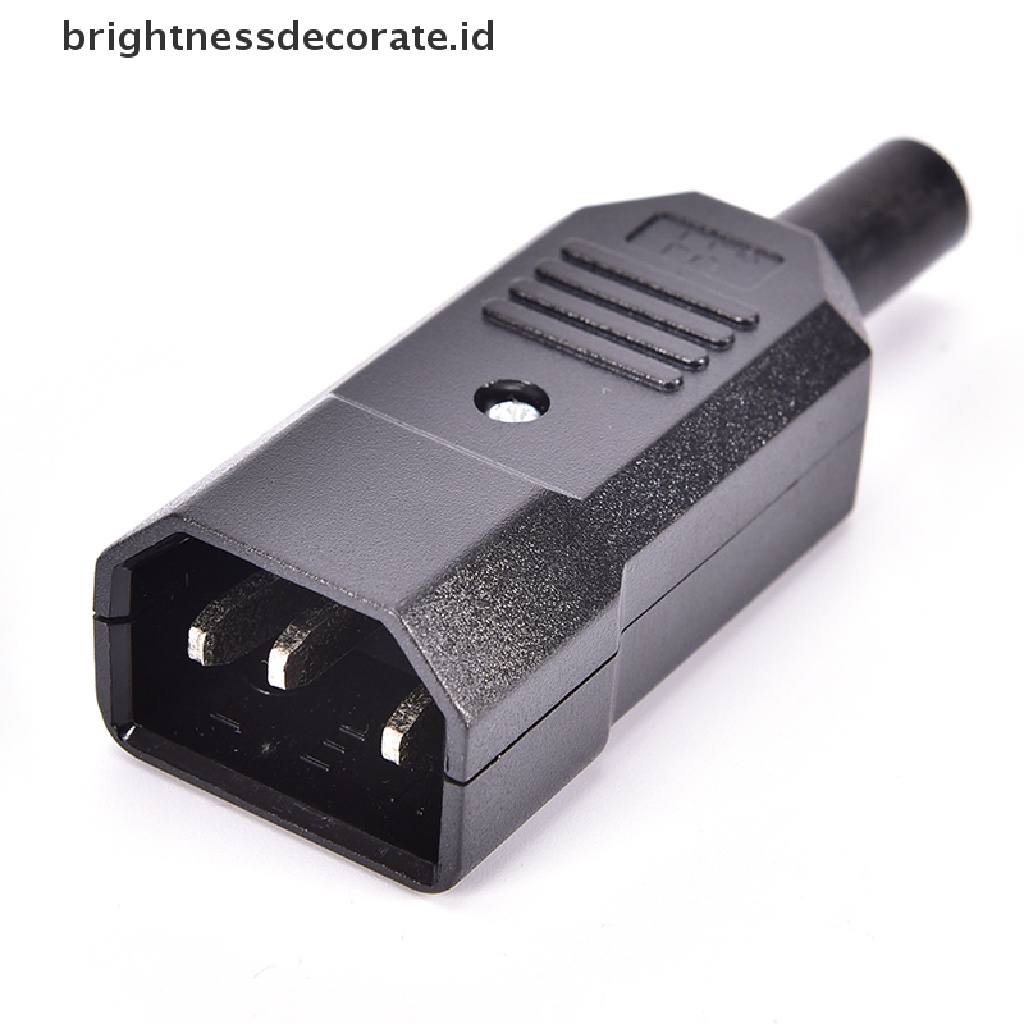 5pcs Konektor Power Iec C14 Male Rewireable