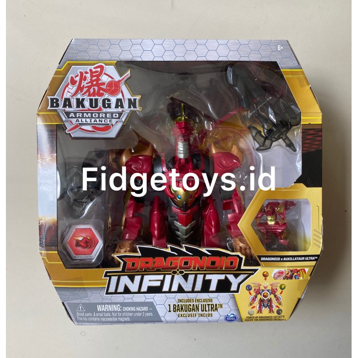 Bakugan Dragonoid Infinity Transforming Figure with Accessories