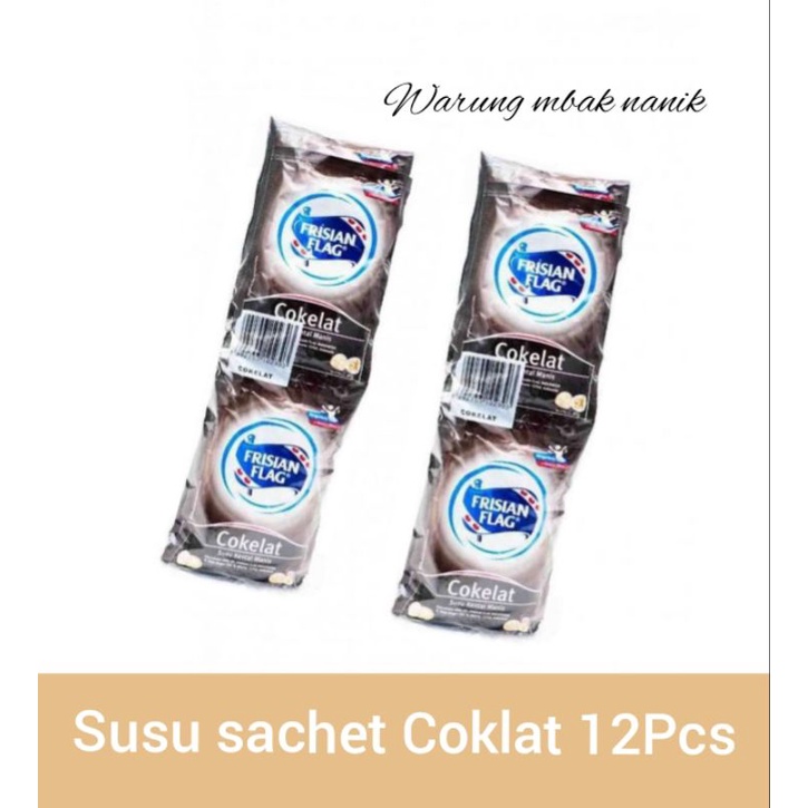 

paket hemat susu frisian flag coklat 2pack 12sachet