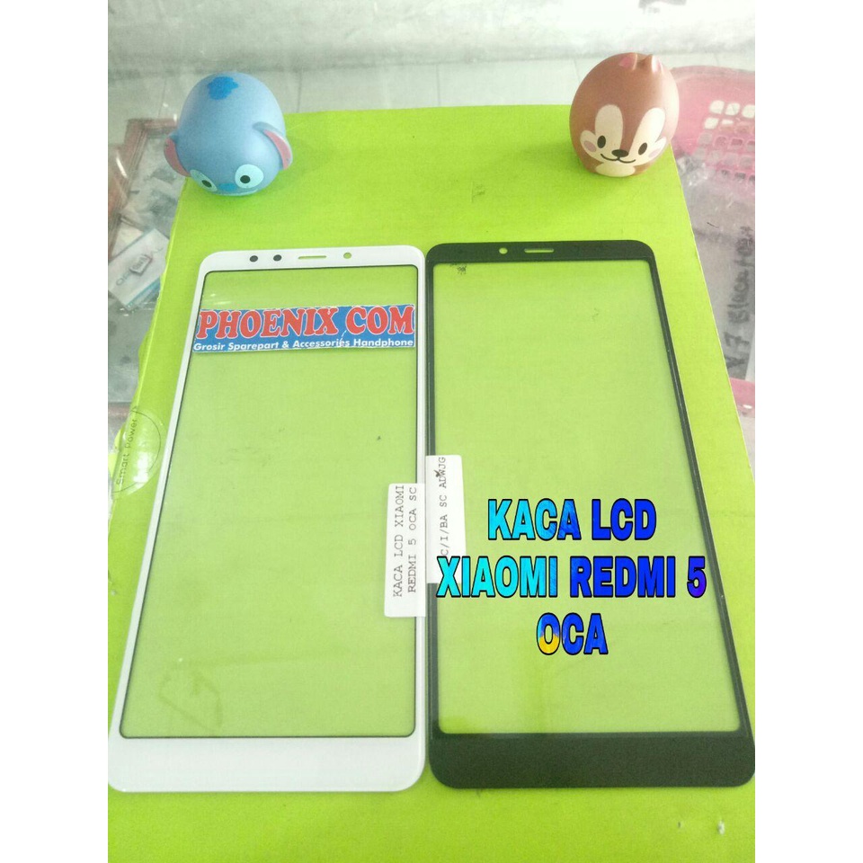 KACA LCD XIAOMI REDMI 5 KACA XIAOMI REDMI 5+ OCA
