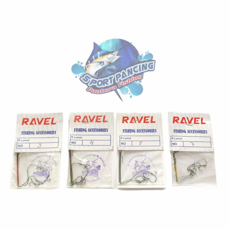 Rangkaian Pancing Lumut ''RAVEL'' | Rakitan Kail Pancing Lumut No 3,4,5,6,7,8,9