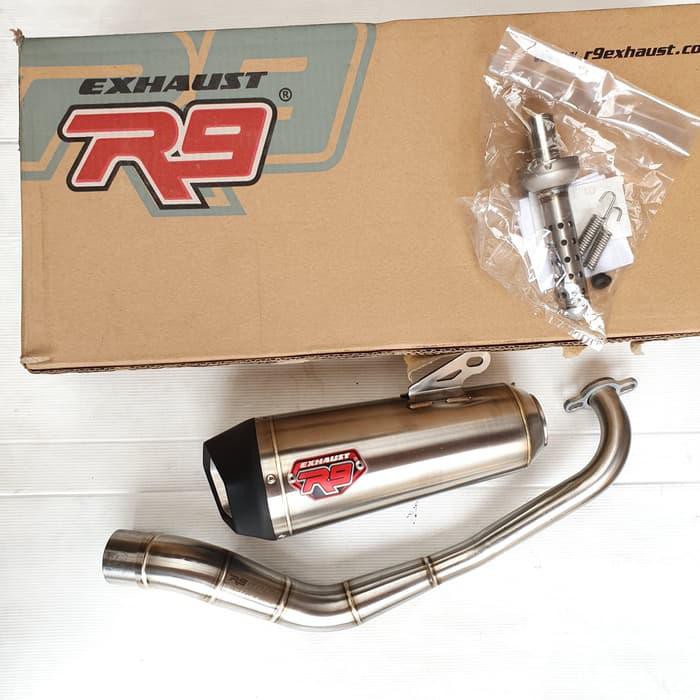 KNALPOT R9 ALPHA CHROME YAMAHA NMAX
