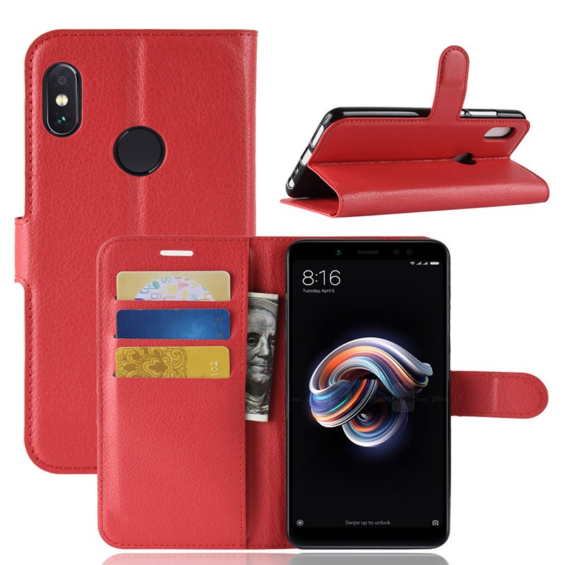 CASING IMPOR Dompet Kulit PU Flip Case For Xiaomi Redmi 4x S2 Redmi Go 8 Lite WEIKA