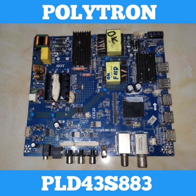 MB TV POLYTRON 43S883 Mainboard TV POLYTRON 43S883 MB TV LED POLYTRON 43S883 Mainboard TV LED POLYTR