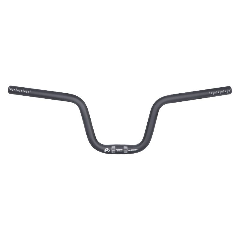 Handlebar Litepro Highrise 25.4x580 Sepeda Lipat Alloy Original