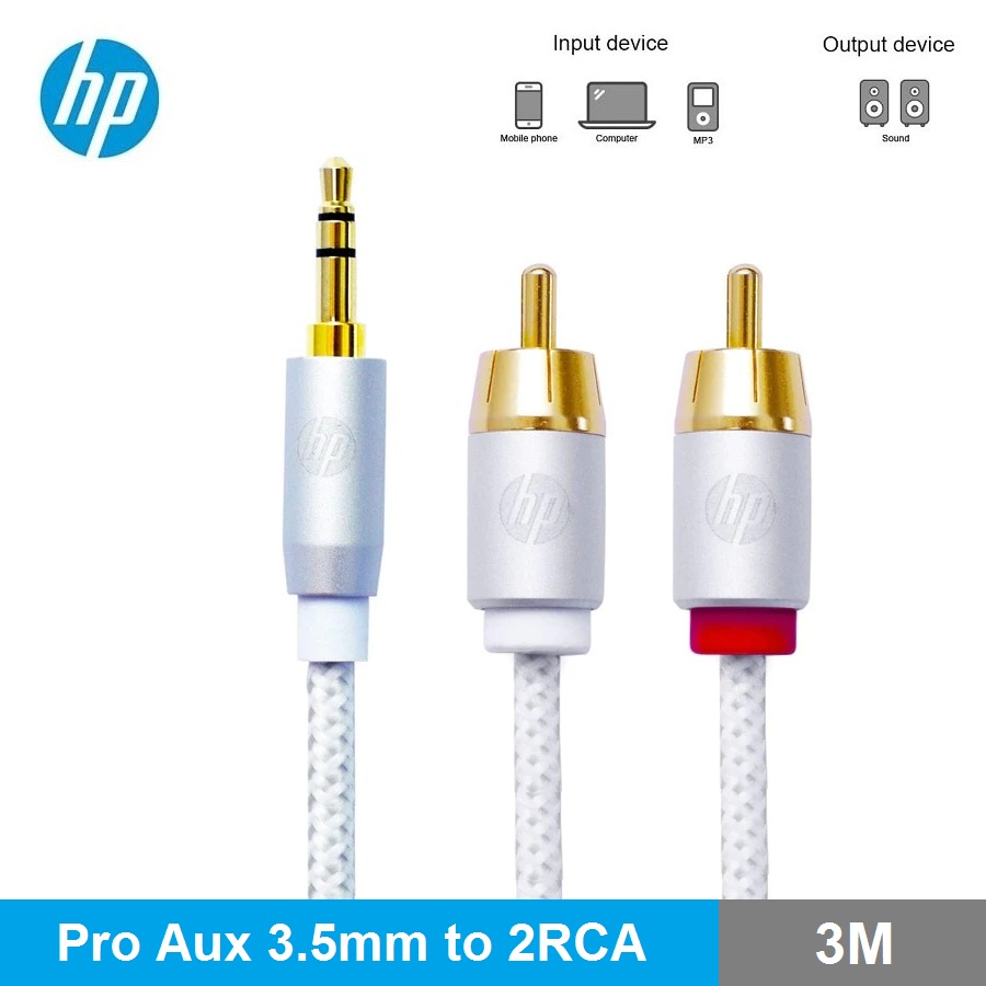 HP Kabel Audio Pro AUX 3,5mm to 2RCA 3M