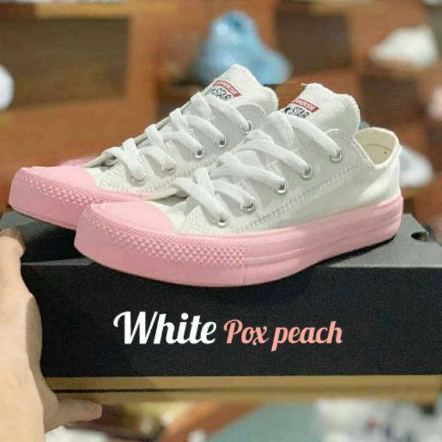 Converse Chuck Taylor New Release Undefeated Low Pendek Peach