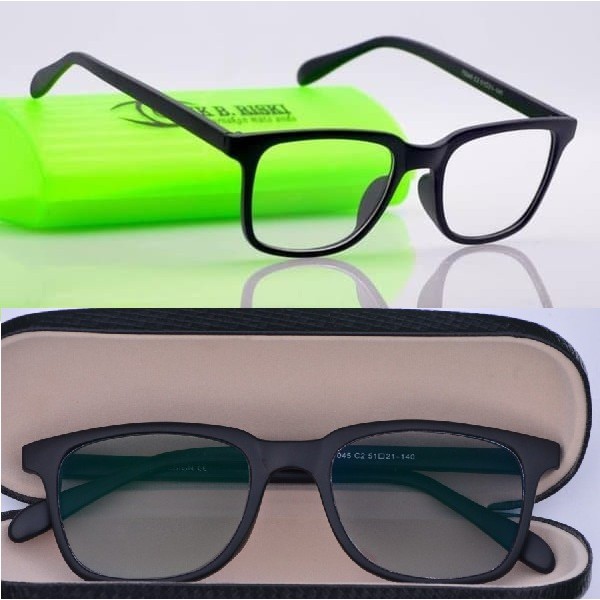 paket photocromic frame kacamata pria lensa auto hitam minus 75045