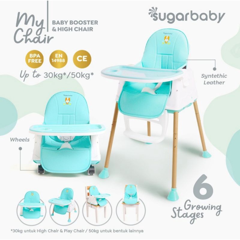 SUGAR BABY My Chair Booster Seat Kursi Makan Bayi Anak Sugar Baby