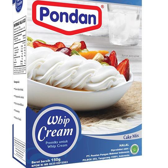 

[KODE BARU 336] Pondan Whip Cream @150g (2Box) TERLARIS!!!