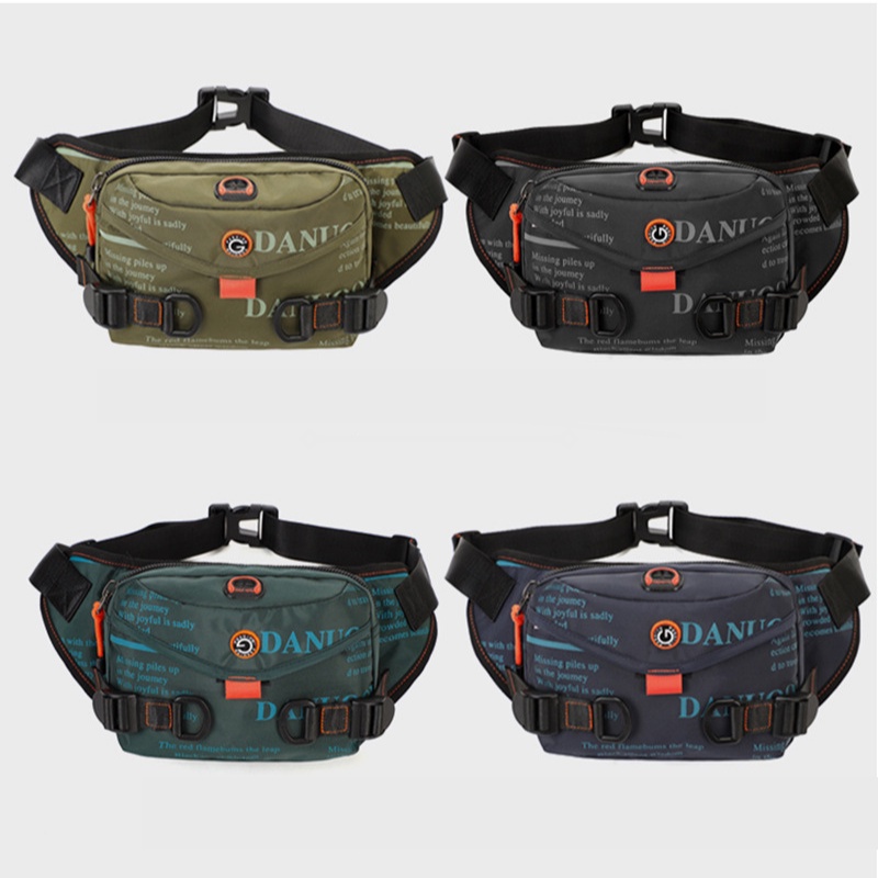 Waistbag Pria /Tas Selempang Kanvas Pria 2101-1