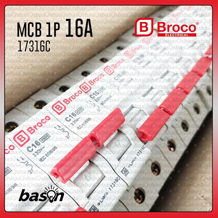 BROCO MCB 16A - 1P 17316C