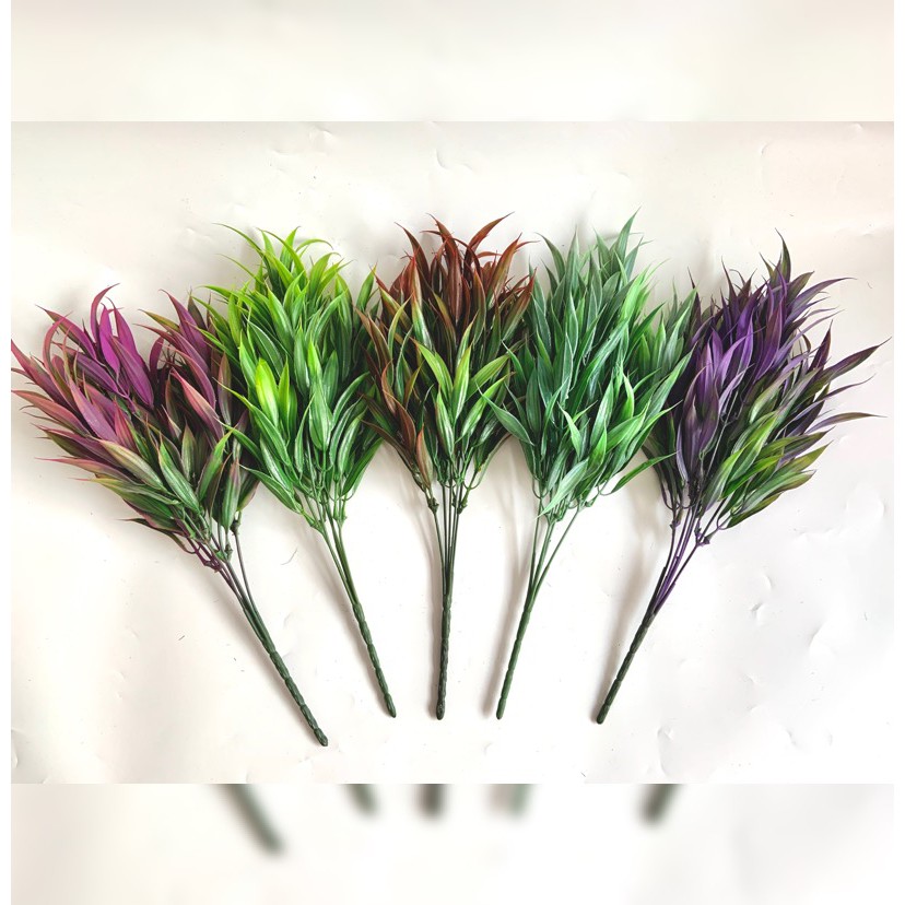 Daun Palem Hijau Artificial – Daun Plastik Hias Dekorasi Buket, Lamaran & Pesta Estetik