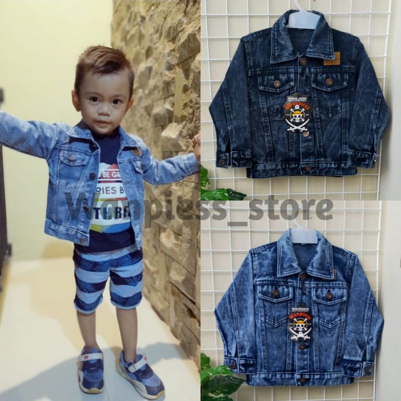 Jaket Jeans Anak Umur 2-7 Tahun | KAIN JEANS PREMIUM