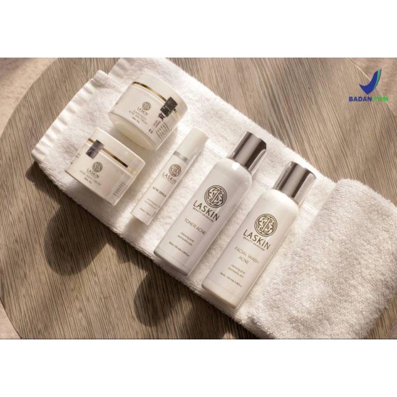 LASKIN ACNE SERIES + SERUM / PAKET JERAWAT LASKIN