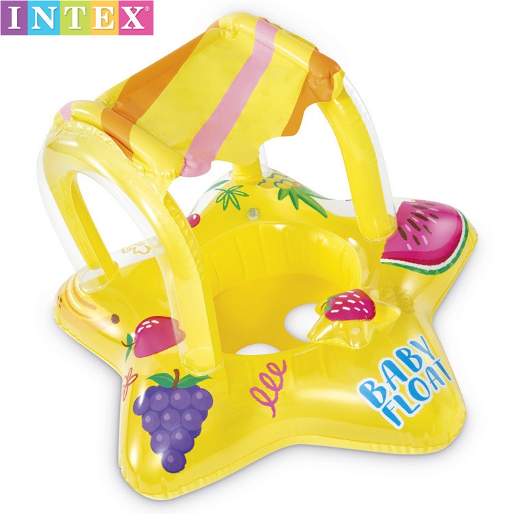 INTEX 56573 Baby Kiddie Float kanopi / Ban Renang Bayi + Pelindung UV