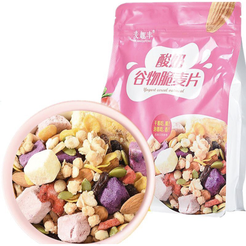 (HALAL) 麦趣丰麦片 YOGURT FRUIT CEREAL OATMEAL MAIQUFENG SEREAL BUAH SEHAT