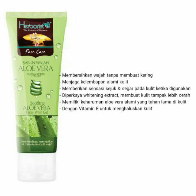 ✿ELYSABETHME✿ ⓗⓔⓡⓑⓞⓡⓘⓢⓣ Herborist facial wash aloe sabun cuci muka organik herbal