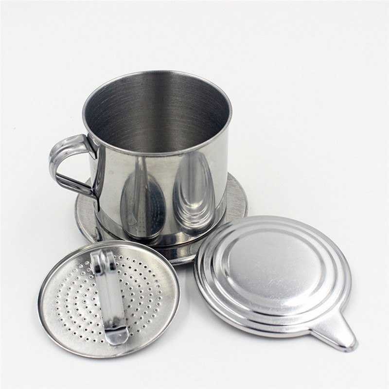 Filter Saringan Saring Kopi Vietnam Coffee Drip Pot Stainless Steel 50ml &amp; 100ml