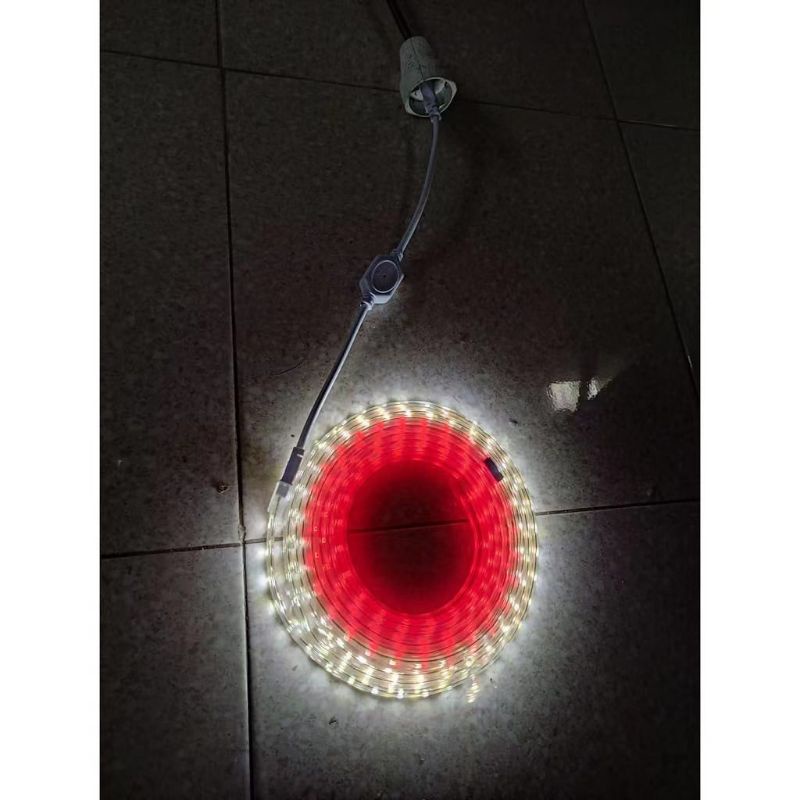 LAMPU LED STRIP 5050 MERAH PUTIH PANJANG 2METER 4 METER 6METER 8METER + ADAPTOR LAMPU AGUSTUS