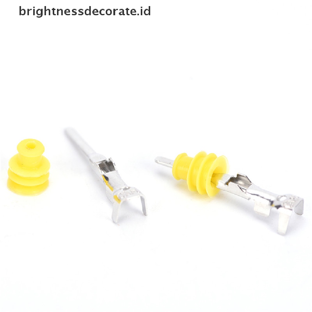 10 Kit 2 Pin Konektor Kabel Listrik Tahan Air Untuk Mobil