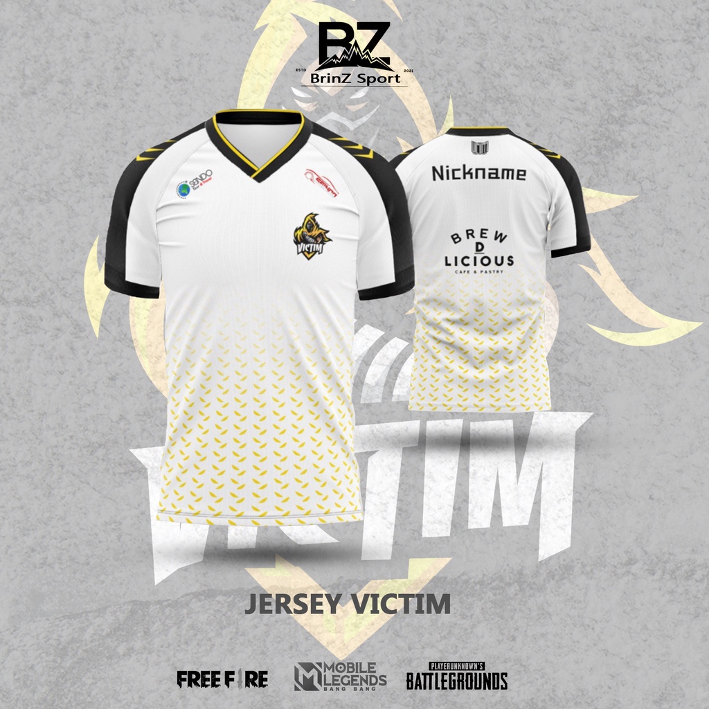 JERSEY TEAM VICTIM 2021 NEW EDITION DEWASA & ANAK JERSEY MLBB JERSEY FREE NICKNAME