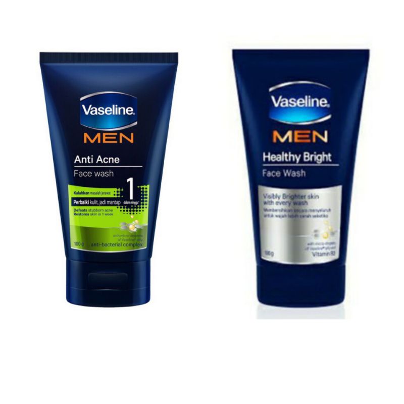 Vaseline Men Face Wash 100g /centraltrenggalek