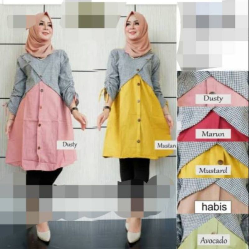 Darra tunik atasan wanita fashion remaja