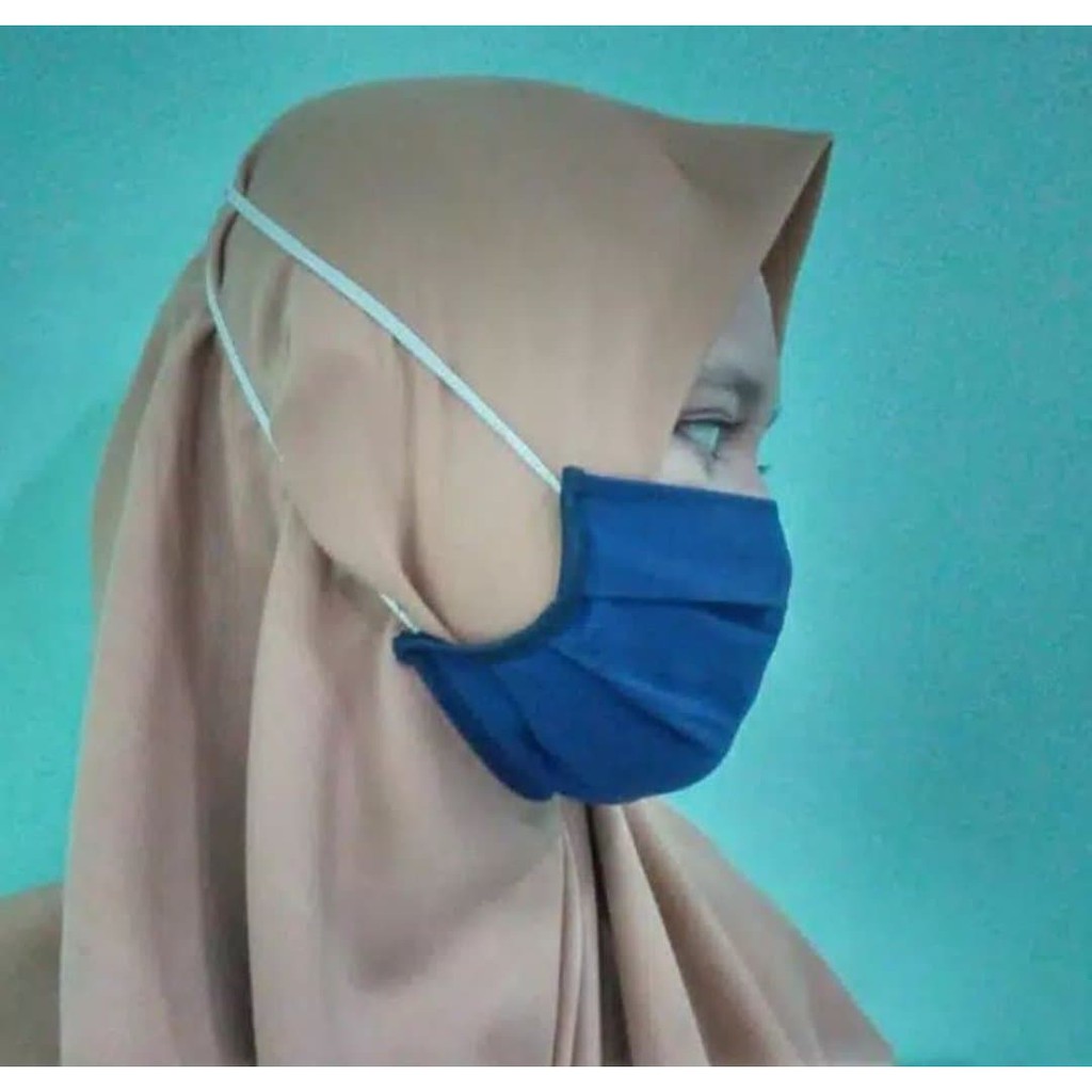 Masker kain hijab banyak warna murah dan berkwalitas